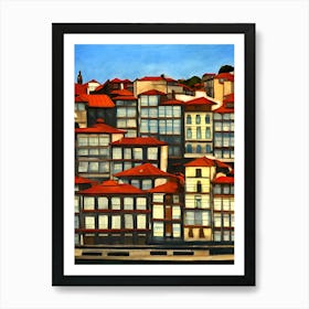 Porto Cityscape Art Print