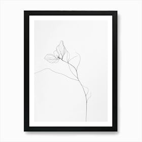 Flower On A Branch Art Print