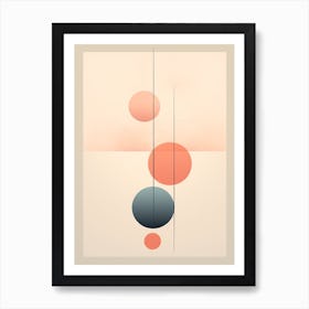 Minimalistic Abstract Geometry 1 Art Print