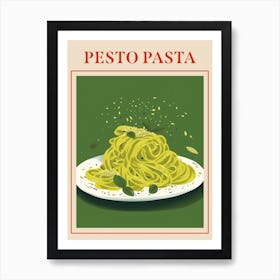 Pesto Pasta Italian Pasta Poster Art Print