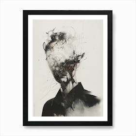 Cloudy Face Art Art Print