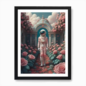 'The Garden Of Roses' Art Print