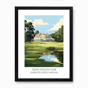 Quail Hollow Club   Charlotte North Carolina 1 Art Print