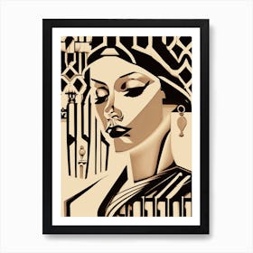 Nubian Queen Light Art Print