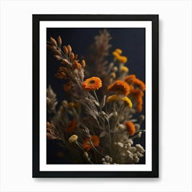 Dried Flowers Art Print