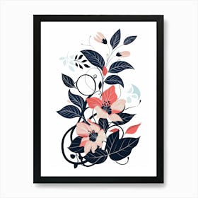 Floral Design 1 Art Print