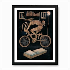 Satan'S Bicycle Art Print