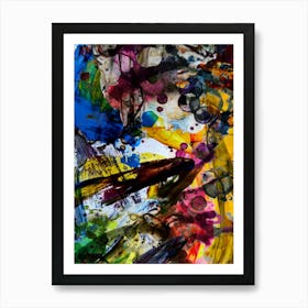 Abstraction Is An Artist S Palette Art Print