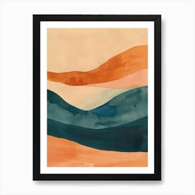 Abstract Landscape Painting 11 Art Print