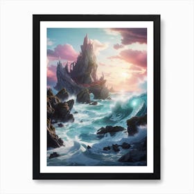 Rocky Shore Art Print