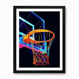 Basketball Hoop 1 Art Print