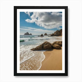 Beach In Portugal 4 Art Print