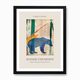 Bear 3 Matisse Inspired Exposition Animals Poster Art Print