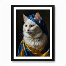 Cat Portrait 4 Art Print