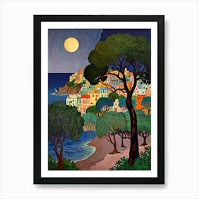 William Morris April Moon 1 Art Print