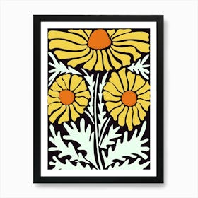 Henri Matisse Yellow Daisies Art Print