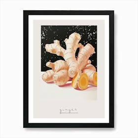 Art Deco Ginger Still Life 1 Poster Art Print