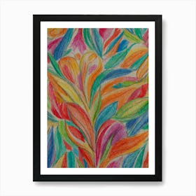 Colorful Leaves 1 Art Print