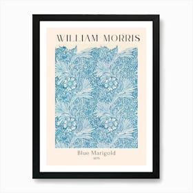 William Morris Blue Margaret 1 Art Print