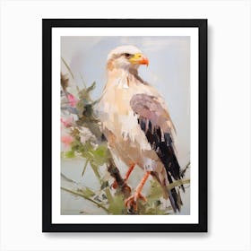 Bird Painting Crested Caracara 4 Art Print