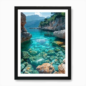 Clear Water In Croatia Art Print