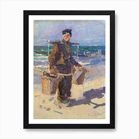 The Shell Fisherman, Jan Toorop Art Print