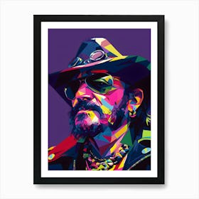 Lemmy British Musician Art Print