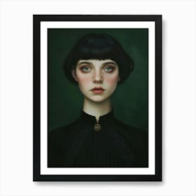 Portrait of a Girl 5166 Art Print