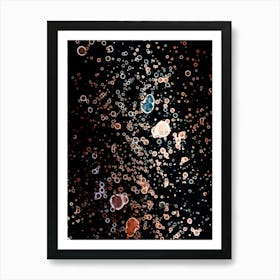 Planes In Space Starry Sky Art Print