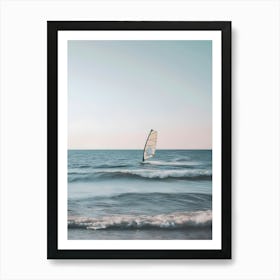 Sailboat On The Ocean 1 Art Print