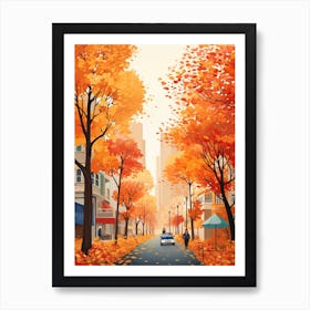 Beijing In Autumn Fall Travel Art 1 Art Print