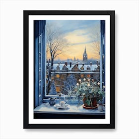 Winter Cityscape London United Kingdom 2 Art Print