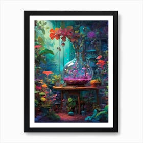 Garden In A Glass Art Print