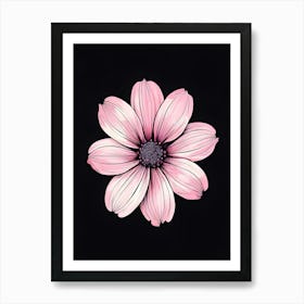 Pink Flower 8 Art Print