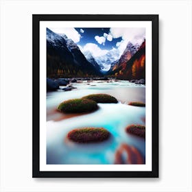 River In The Mountains 5 Art Print