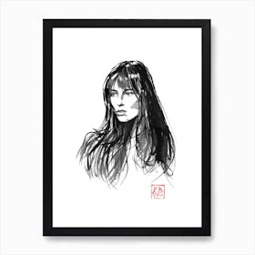 Jane Birkin Art Print