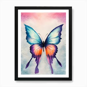 Watercolor Butterfly Art Print