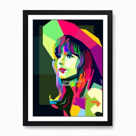 Jacqueline Bisset 60s Hollywood Actress Pop Art Wpap Art Print