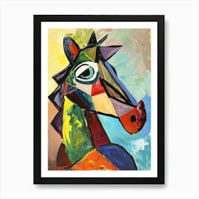 Abstract Horse Painting Art Print