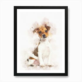 Jack Russell Terrier Puppy Art Print