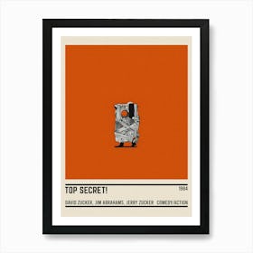 Top Secret! Car Art Print