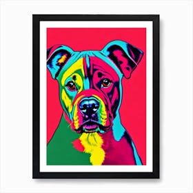 Boerboel Andy Warhol Style Dog Art Print