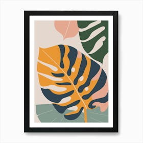 Tropical Leaves 5 Art Print