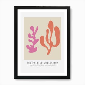 Matisse Lagom Orange Pink Art Print Art Print