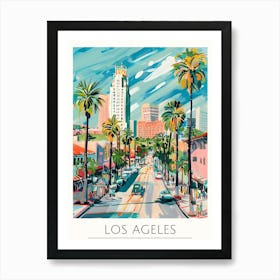 Los Angeles Cityscape Art Print