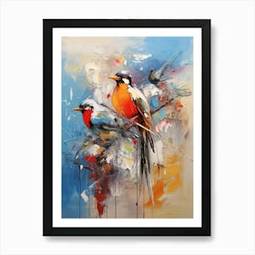 Bird Abstract Expression 3 Art Print