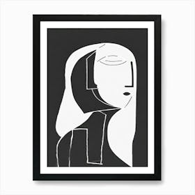 Portrait Of A Woman 3 Art Print