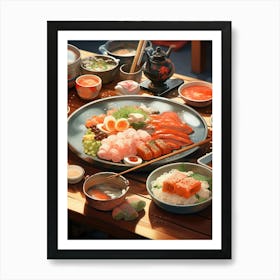 Japanese Food 5 Art Print