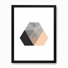 Stone Layered Abstract Art Print