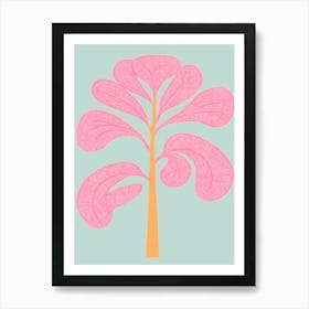 Pink Tree 2 Art Print